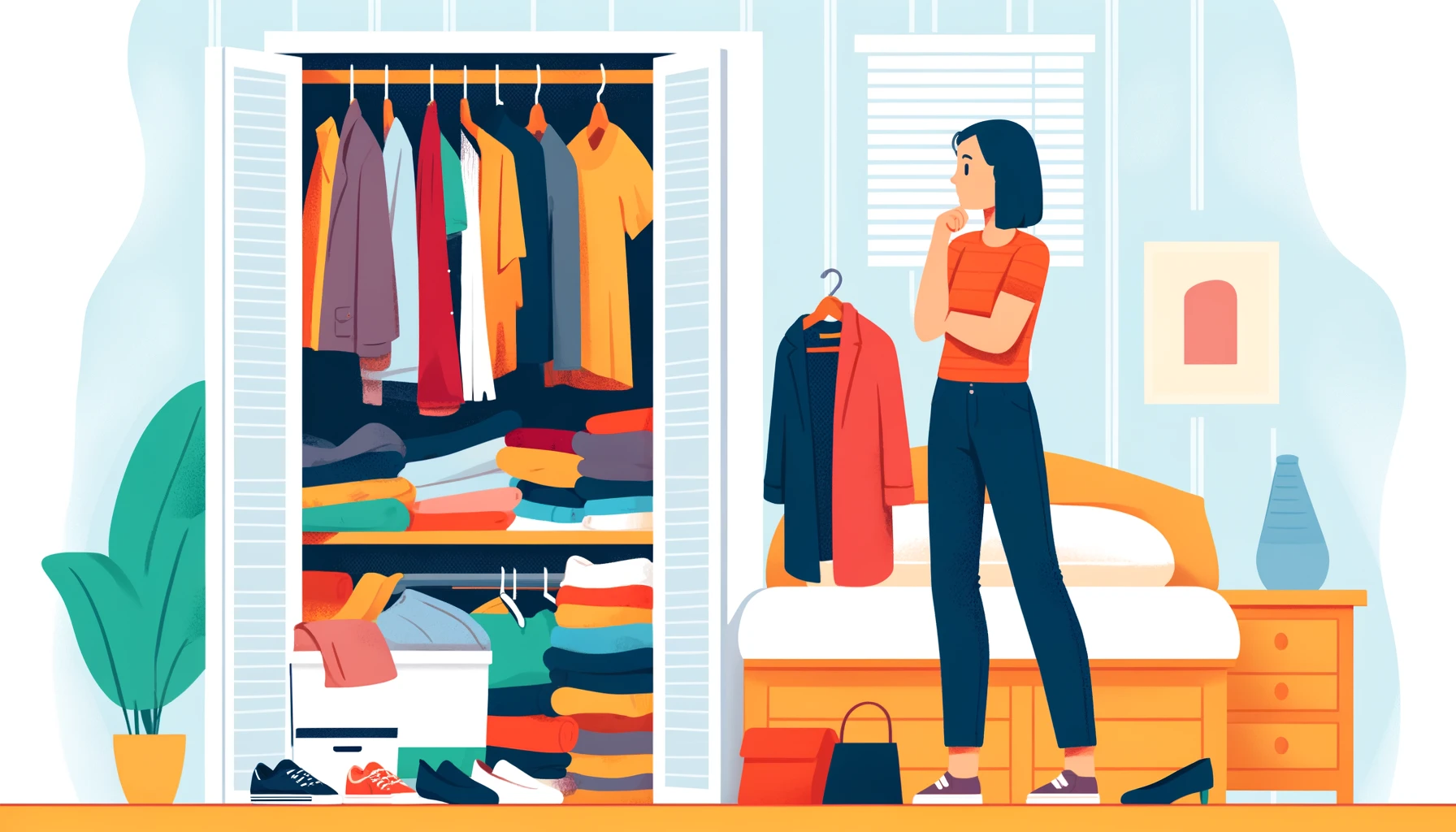 服を捨てられない方向け！服の断捨離のコツを紹介