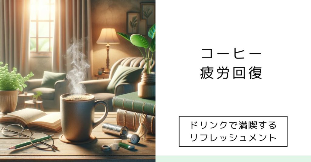 コーヒーで疲労回復?カフェインの効果と効果的な摂取法