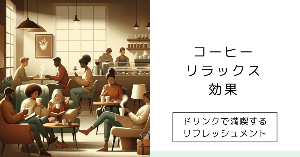 一杯のコーヒーでリラックス効果を体感!ストレスを和らげる方法