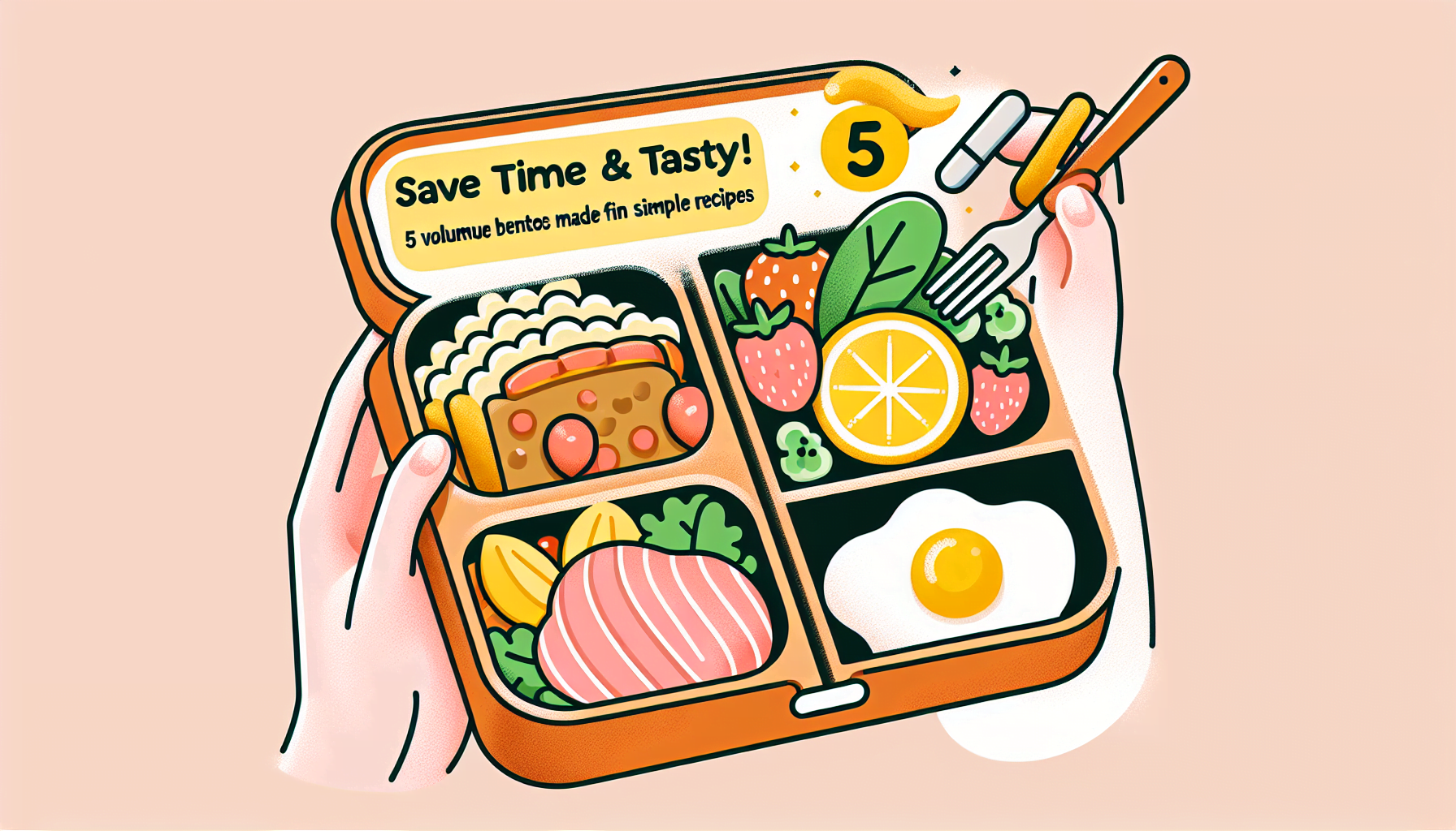 時間を節約しながらおいしい！簡単レシピで作るボリューム満点弁当アイデア5選